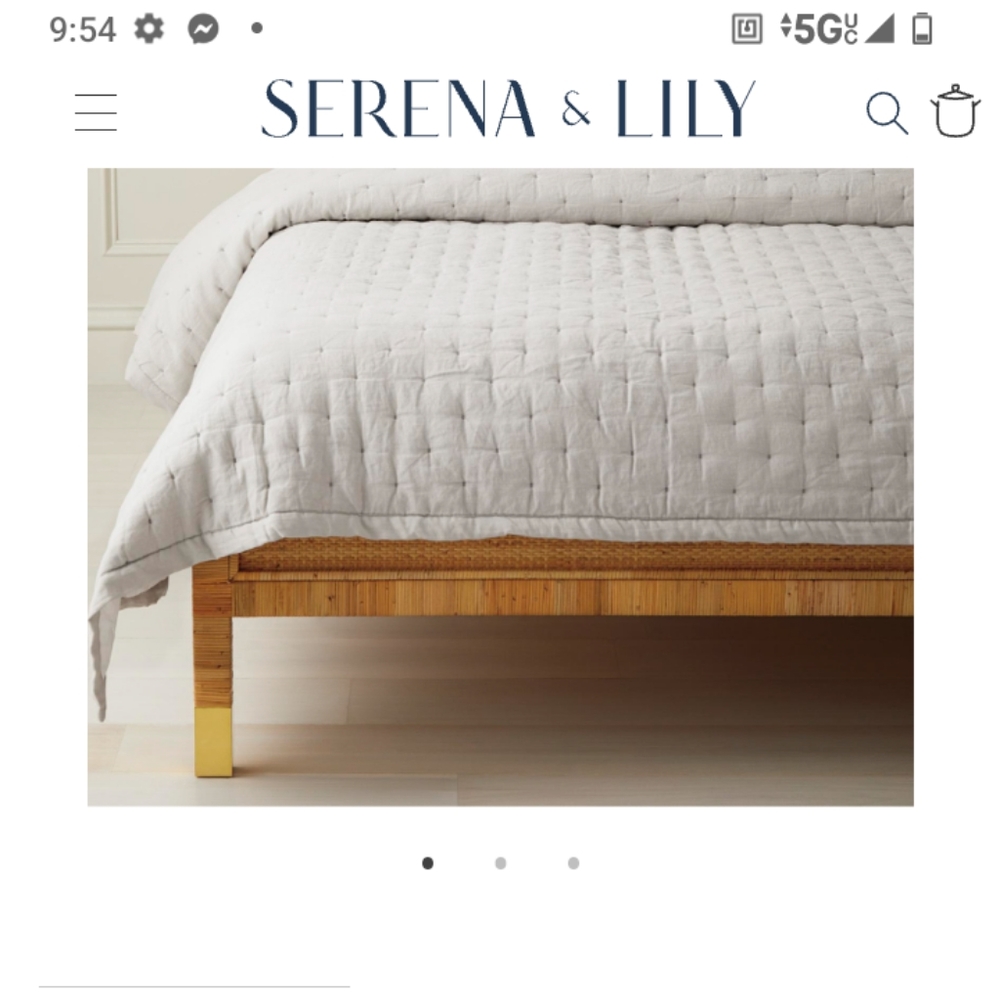 Beautiful Sutter Linen Quilt